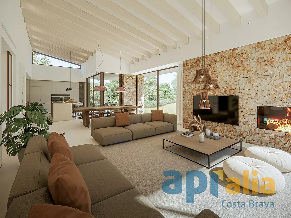 Espectacular casa de obra nueva de diseño en Calonge, Costa Brava, con acabados de 1ª calidad