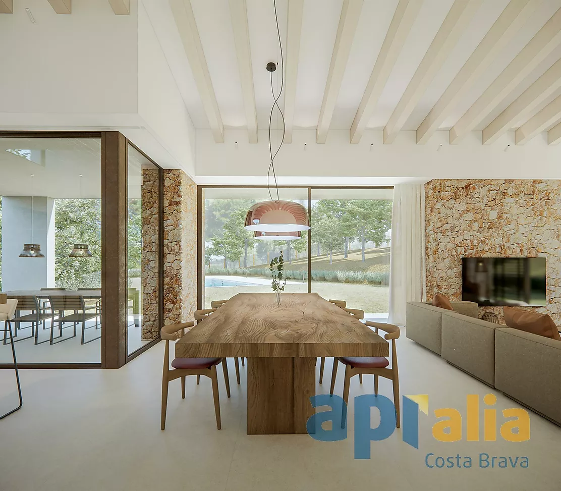 Espectacular casa de obra nueva de diseño en Calonge, Costa Brava, con acabados de 1ª calidad